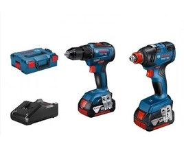 Bosch GDX18v-200+GSR18v-55 (Be baterijų ir be pakroviklio)