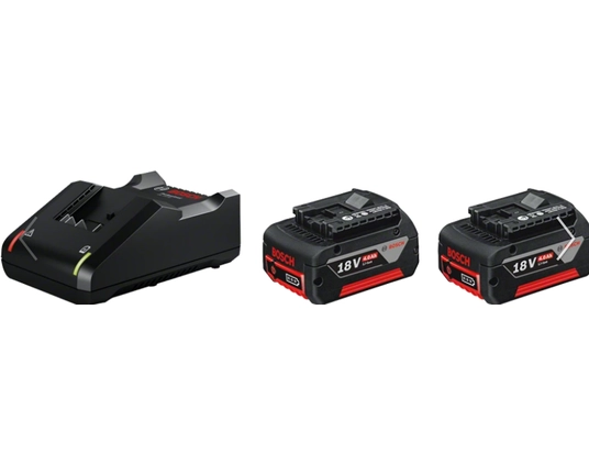 Pradžios komplektas 2 x GBA 18V 4.0Ah + GAL 18V-40 Professional