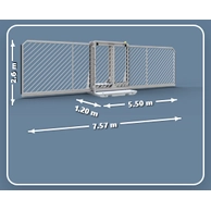 Schake vartai V-Gate-Simple 5.5