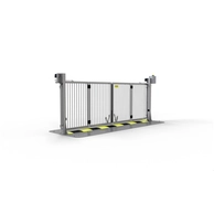 Schake vartai V-Fold-Steelplate