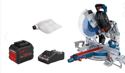 Akumuliatorinis skersavimo ir suleidimo pjūklas BITURBO GCM18V-305 GDC Professional 